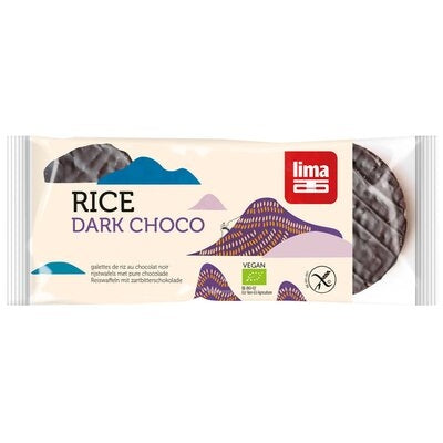 RONDELE DIN OREZ EXPANDAT CU CIOCOLATA NEAGRA BIO 100G