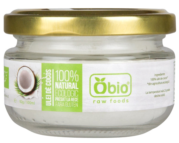 ULEI DE COCOS VIRGIN RAW BIO 100ML OBIO
