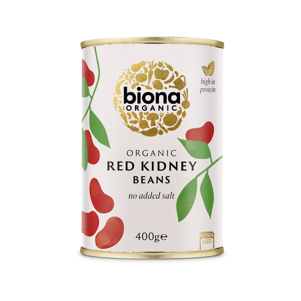 FASOLE ROSIE RED KIDNEY BOABE CONSERVA BIO 400g