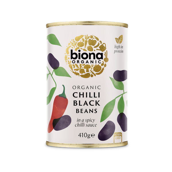 FASOLE NEAGRA IN SOS CHILLI BIO 410G
