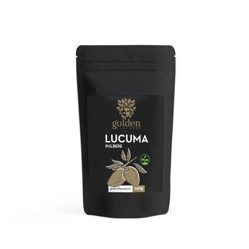 Lucuma Pulbere 100% Naturală, 250g | Golden Flavours