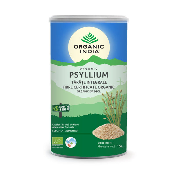 ORGANIC INDIA Tarate Integrale de Psyllium 100g *BIO