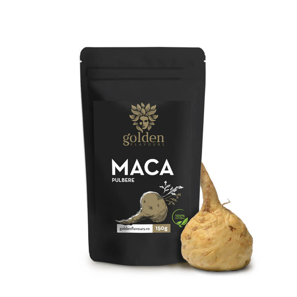 Maca Pulbere 100% Naturală, 150g | Golden Flavours