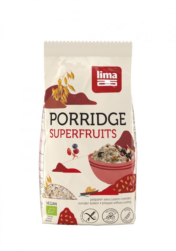 PORRIDGE EXPRESS CU SUPERFRUCTE BIO 350G