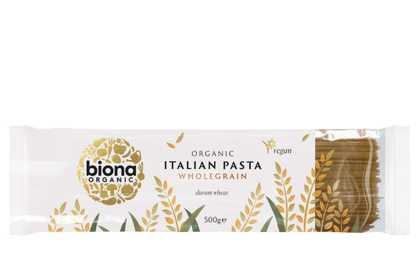 SPAGHETTI INTEGRALE DIN GRAU DUR BIO 500g