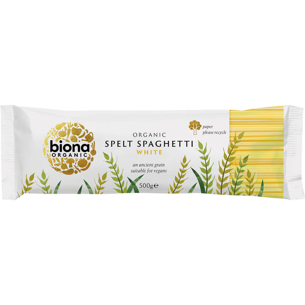 SPAGHETTI DIN GRAU SPELTA ALB BIO 500G