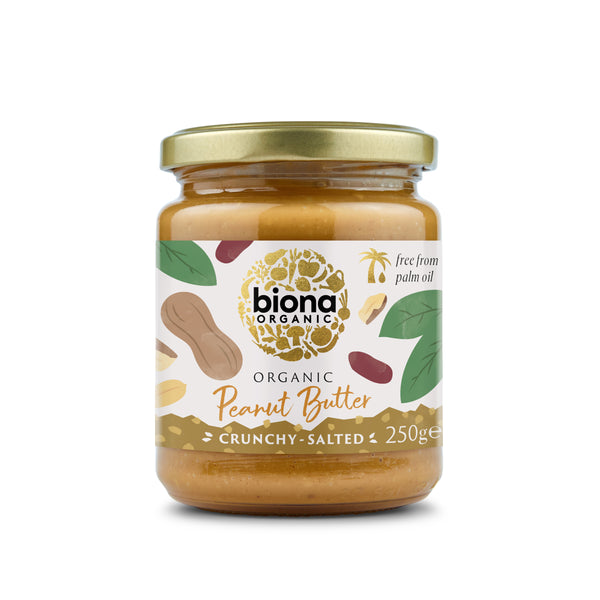 CREMA DE ARAHIDE CRUNCHY BIO CU SARE 250G