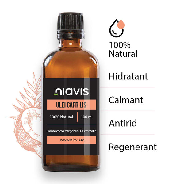 Ulei Caprilis (Ulei de Cocos Fractionat) 100ml