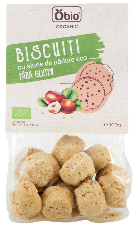 BISCUITI CU ALUNE DE PADURE BIO 100G