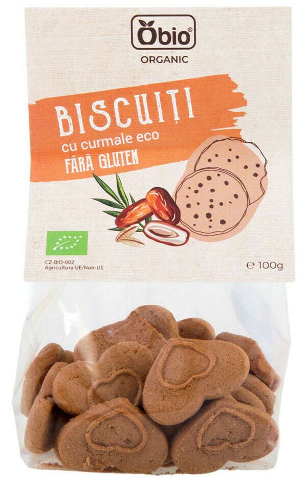 BISCUITI CU CURMALE FARA BIO GLUTEN 100G