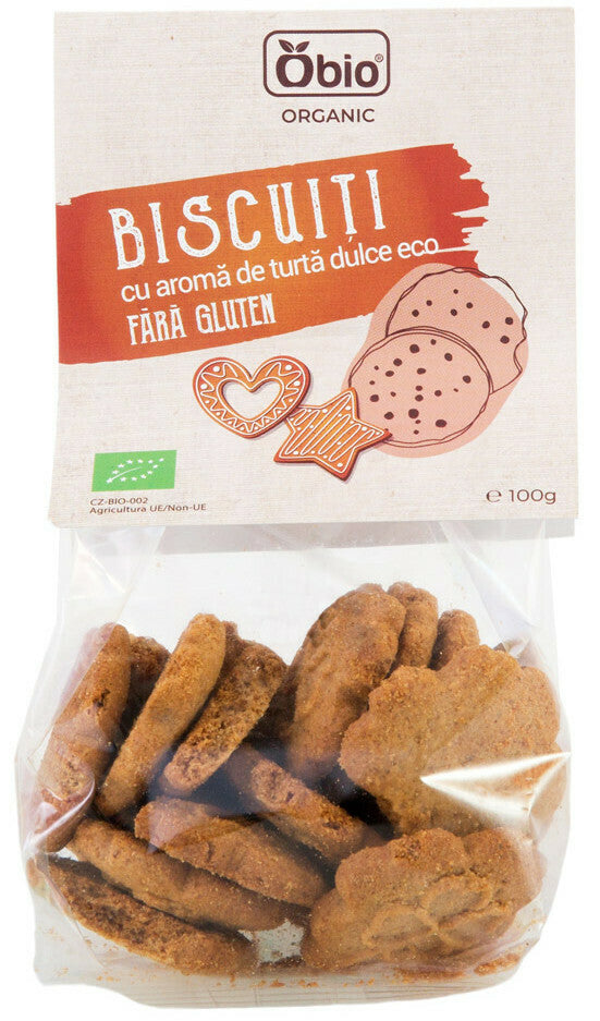 BISCUITI CU AROMA DE TURTA DULCE BIO 100G