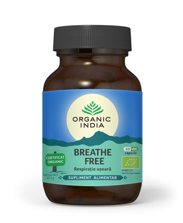 Breathe Free, Respiratie usoara 60 cps ECO| Organic India