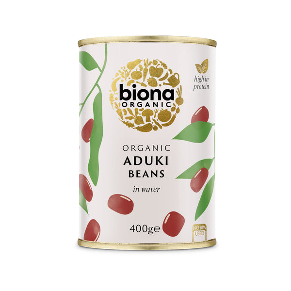 FASOLE AZUKI BOABE CONSERVA BIO 400g
