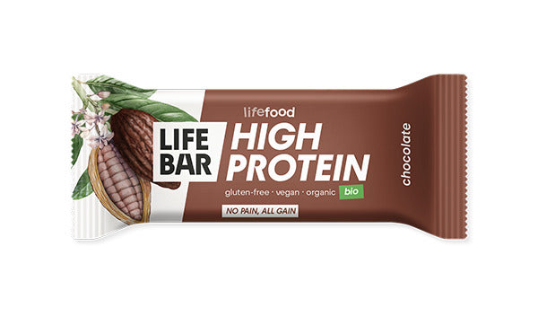LIFEBAR BATON PROTEIC CU CIOCOLATA BIO 40G