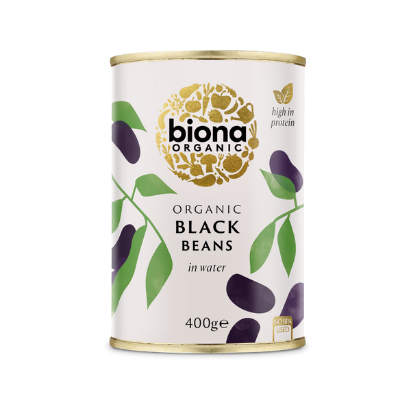 FASOLE NEAGRA BOABE CONSERVA BIO 400g
