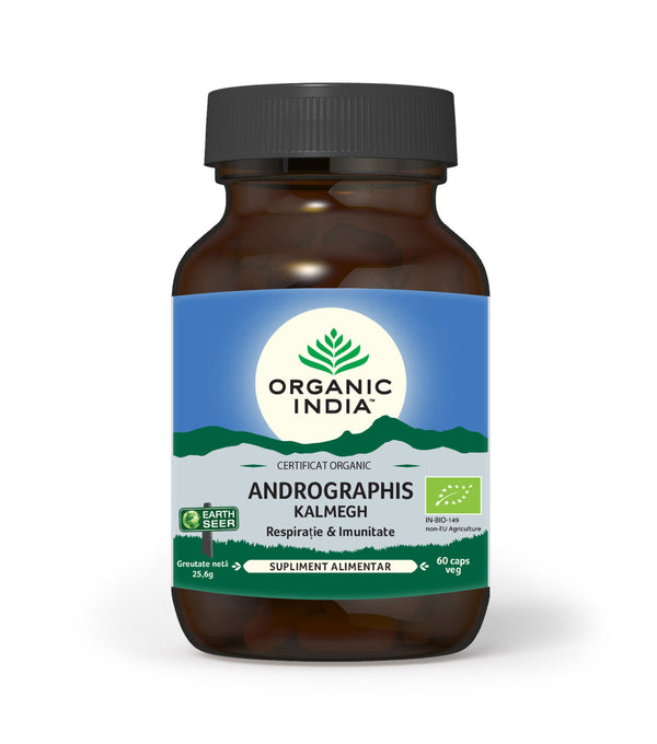 Andrographis - Respirație & Imunitate, 60 cps ECO | Organic India
