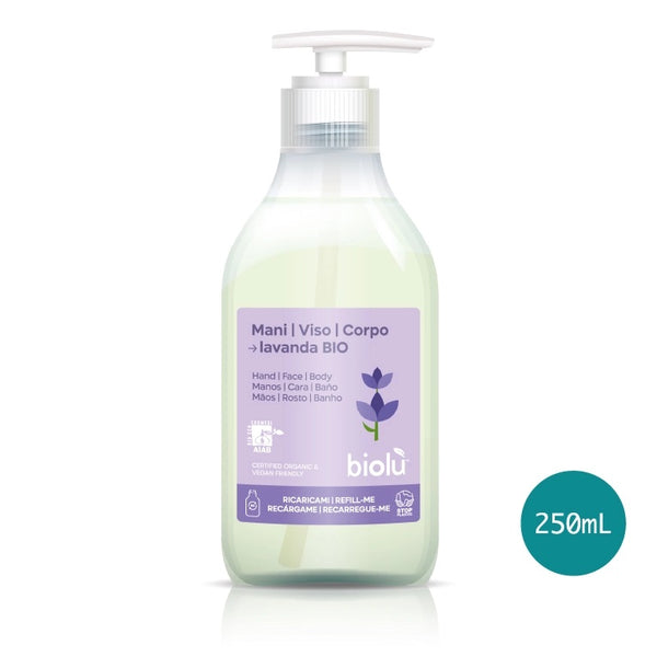 SAPUN LICHID ECOLOGIC CU LAMAIE SI LAVANDA 250ML