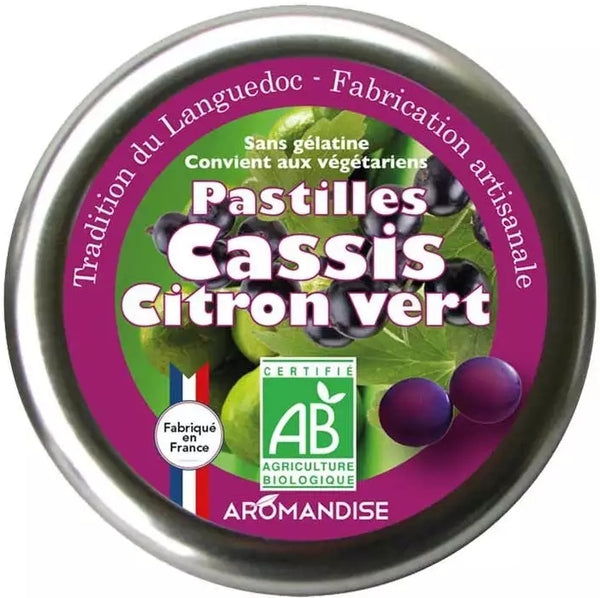 BOMBOANE ARTIZANALE CU LIME SI COACAZE NEGRE BIO 45G