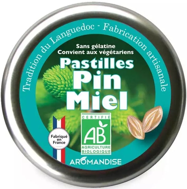 BOMBOANE ARTIZANALE CU PIN SI MIERE BIO 45G