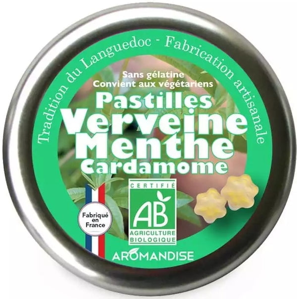 BOMBOANE ARTIZANALE CU VERBINA, MENTA SI CARDAMON BIO 45G