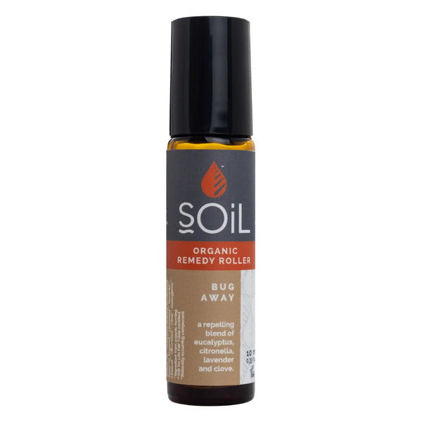 Roll-On Bug Away (Anti-Insecte) cu Uleiuri Esențiale Pure Organice ECOCERT, 10 ml | SOiL