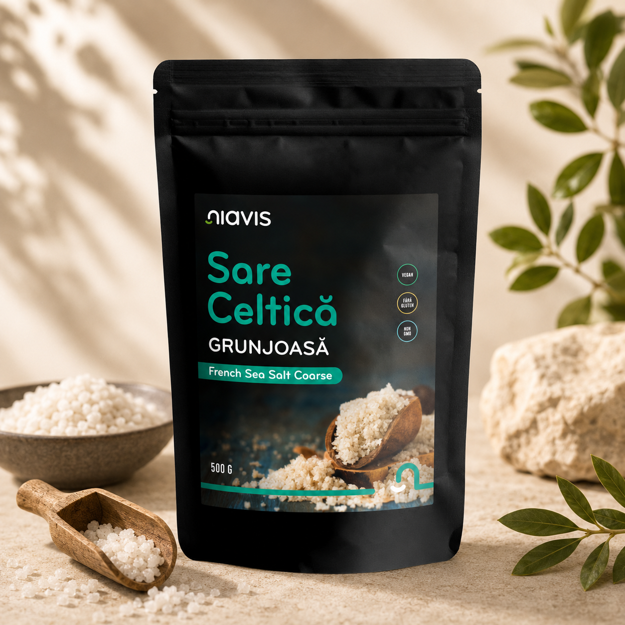 Sare Celtica Grunjoasa 500g | Niavis