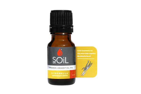 Ulei Esențial de Citronella Ecologic/Bio, 10ml | SOiL