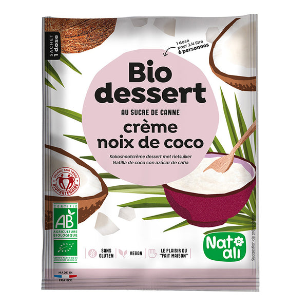DESERT CREMA CU COCOS BIO 60G