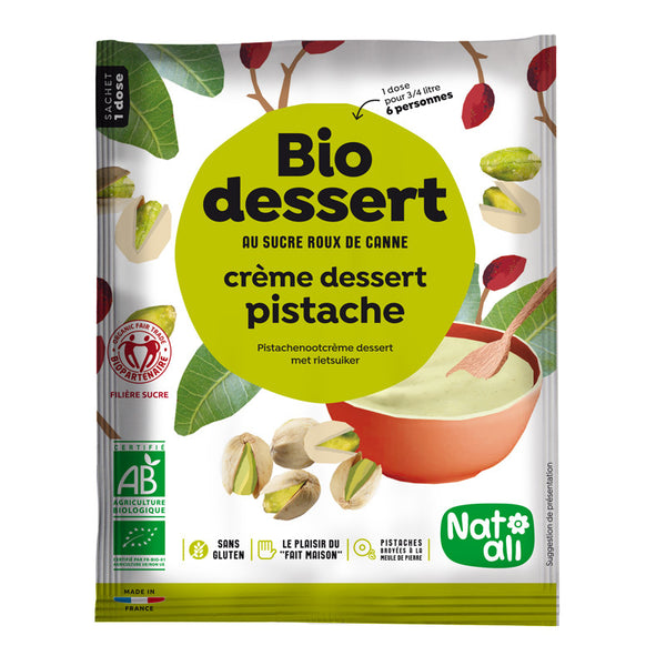 DESERT CREMA CU FISTIC BIO 60G