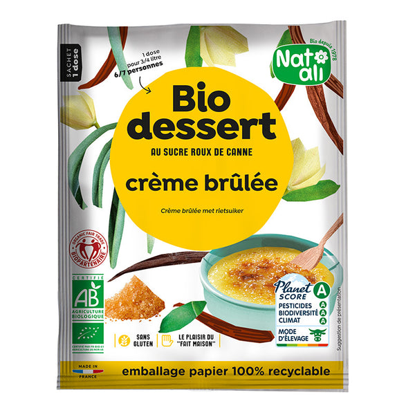 DESERT CRÈME BRULEE BIO 80G