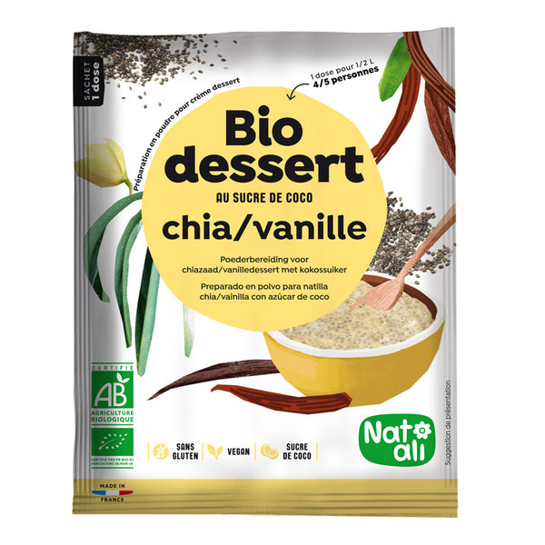 DESERT CU CHIA SI VANILIE BIO 40G