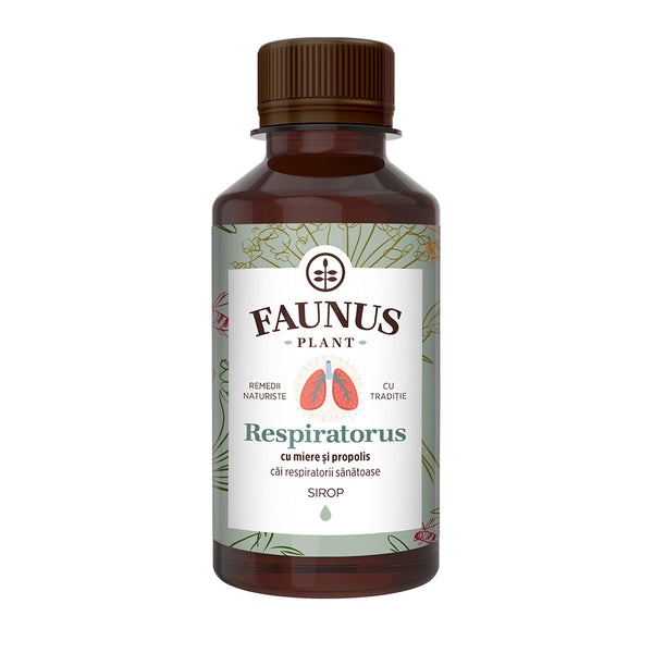 Faunus Sirop Respiratorus Cu Miere Și Propolis 200Ml