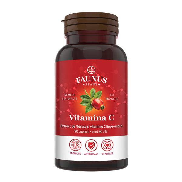 Faunus Vitamina C Lipozomală - 90 Capsule
