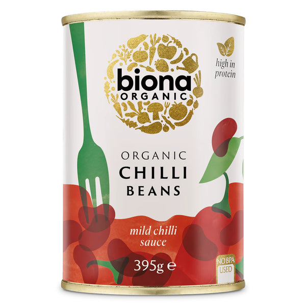 FASOLE ROSIE IN SOS CHILLI BIO 395G