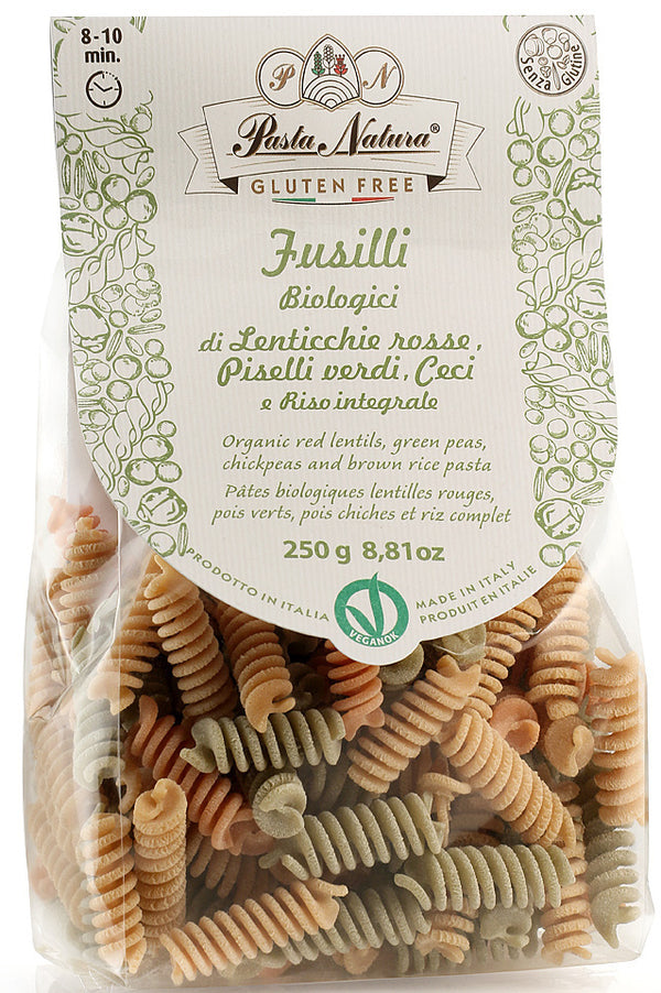 FUSILLI TRICOLORE BIO 250G
