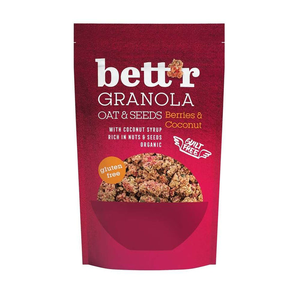 GRANOLA CU FRUCTE DE PADURE SI COCOS BIO 300G