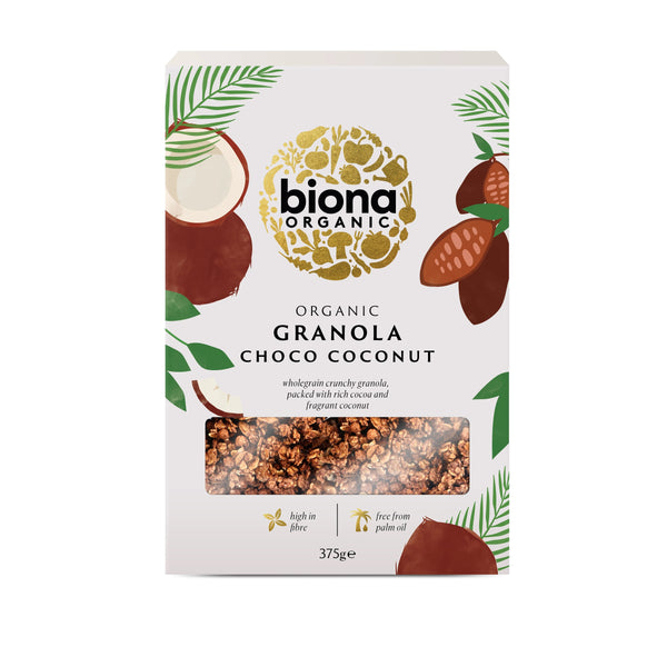 GRANOLA CU CIOCOLATA SI COCOS BIO 375G