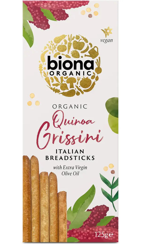 GRISINE CU QUINOA SI ULEI DE MASLINE BIO 125G