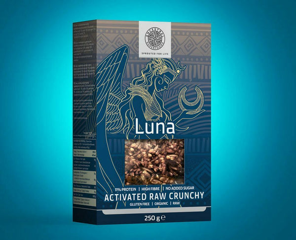 LUNA CRUNCHY CU SEMINTE ACTIVE RAW BIO 250G