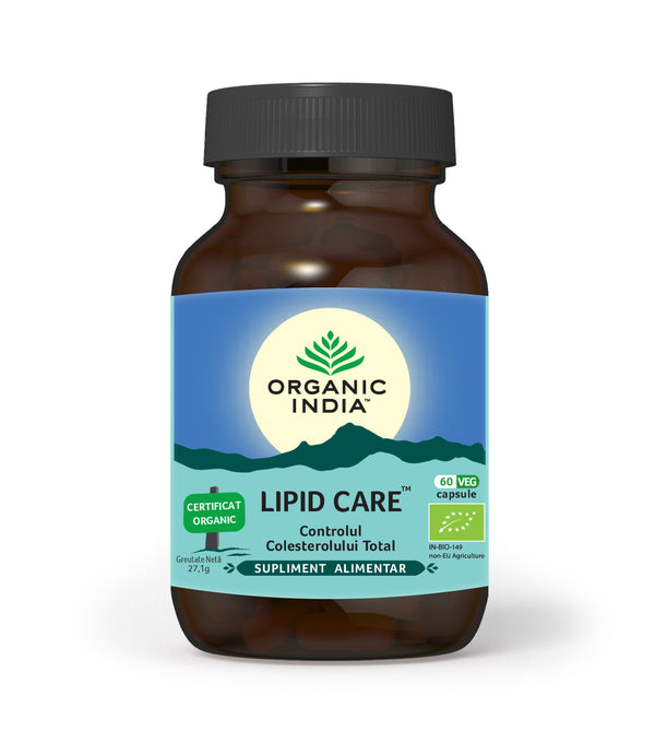 Lipid Care - Controlul Colesterolului Total, 60 cps ECO | Organic India