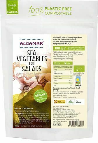 MIX ALGE MARINE PENTRU SALATE (NORI, DULSE, WAKAME) 100G