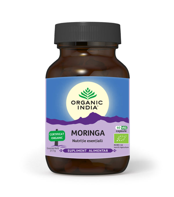 Moringa - Nutriție esențială, 60 cps ECO | Organic India