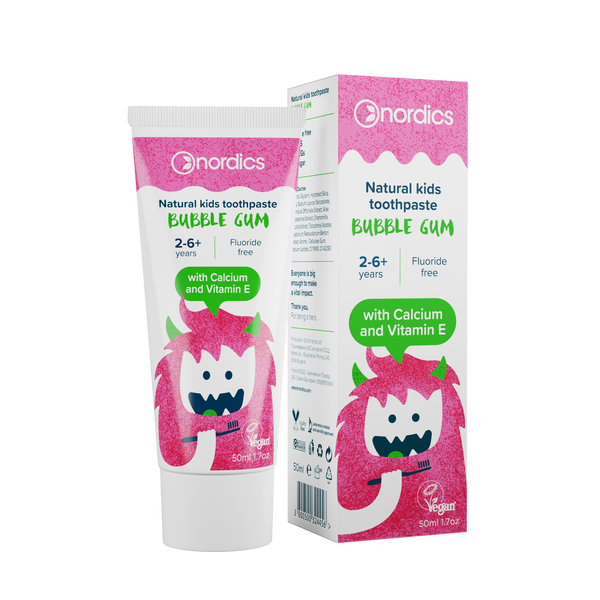 PASTA DE DINTI NATURALA PENTRU COPII CU BUBBLE GUM 50ML