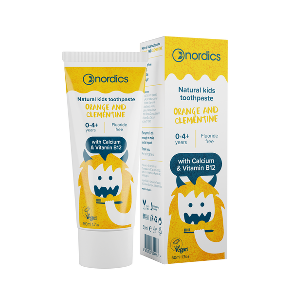 PASTA DE DINTI NATURALA PENTRU COPII CU PORTOCALE SI CLEMENTINE 50ML