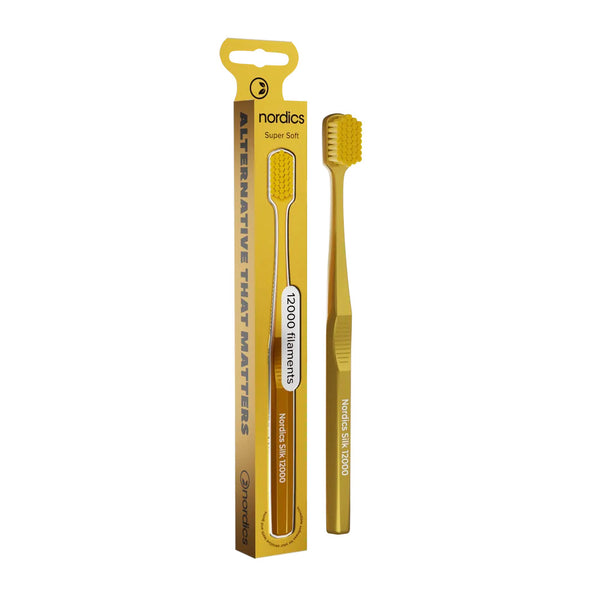 PERIUTA DE DINTI PENTRU ADULTI PREMIUM 12000 FILAMENTE - SUPER MOALE - AURIU