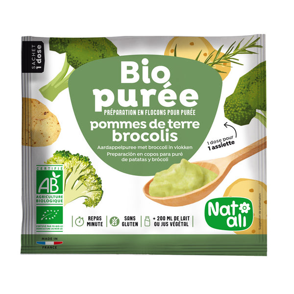 PIURE INSTANT DE CARTOFI SI BROCCOLI BIO 30G