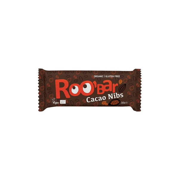 BATON RAW CU MIEZ DE CACAO SI MIGDALE BIO 30G