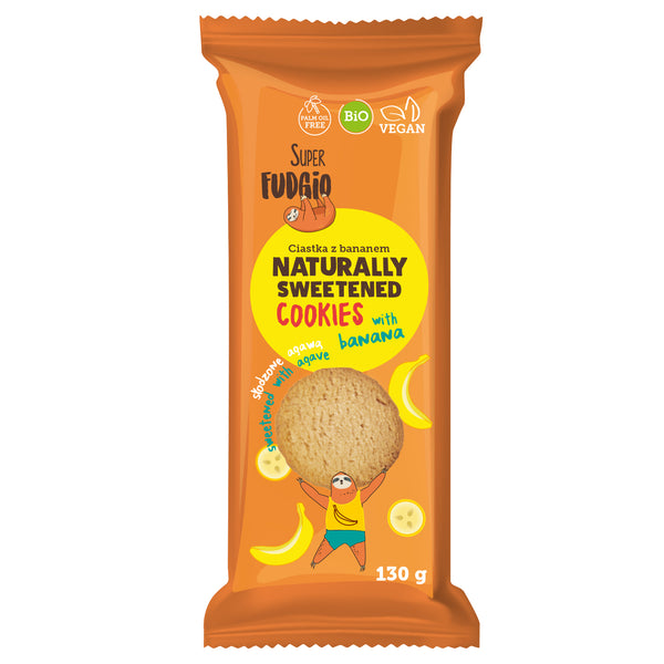 BISCUITI CU AGAVE SI BANANE BIO 130G