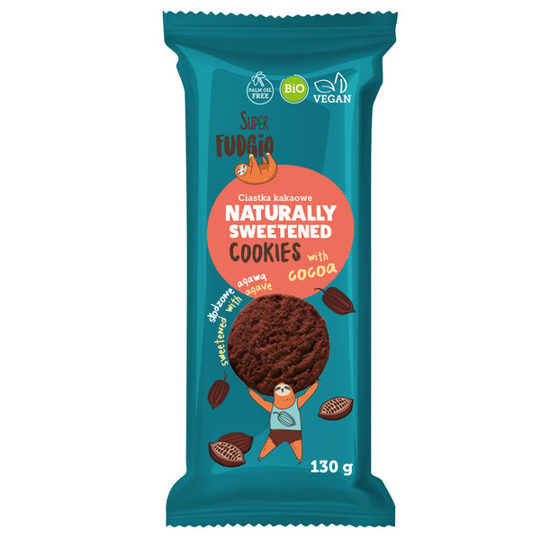 BISCUITI CU AGAVE SI CACAO BIO 130G
