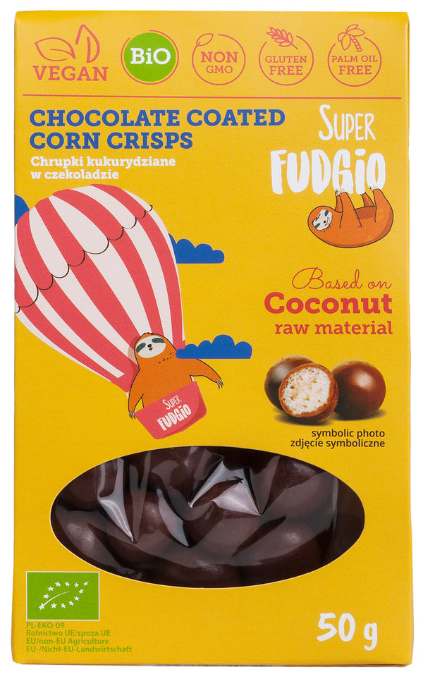 PORUMB CRISPY INVELIT IN CIOCOLATA BIO 50G